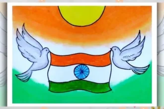 India Republic Day Drawing