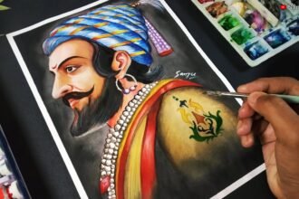 Chhatrapati Shivaji Maharaj Drawing