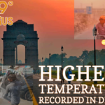 highest temperature recorded in delhi