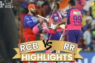 rcb vs rr highlights