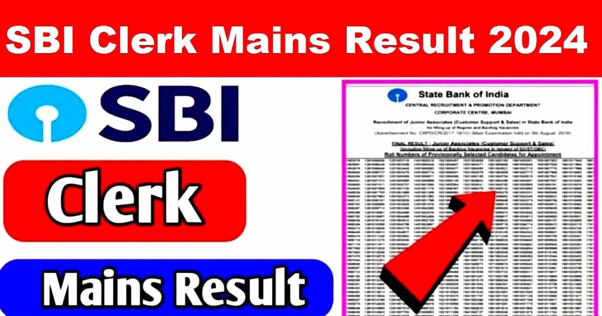 SBI Clerk Result 2024