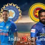 India vs Sri Lanka 3rd T20I