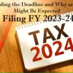 ITR Filing FY 2023-24