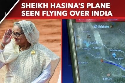 Bangladesh Plane Spotted Over India