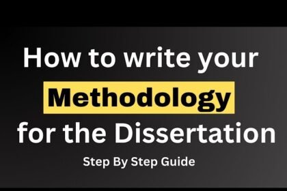 how to write methodology in dissertation