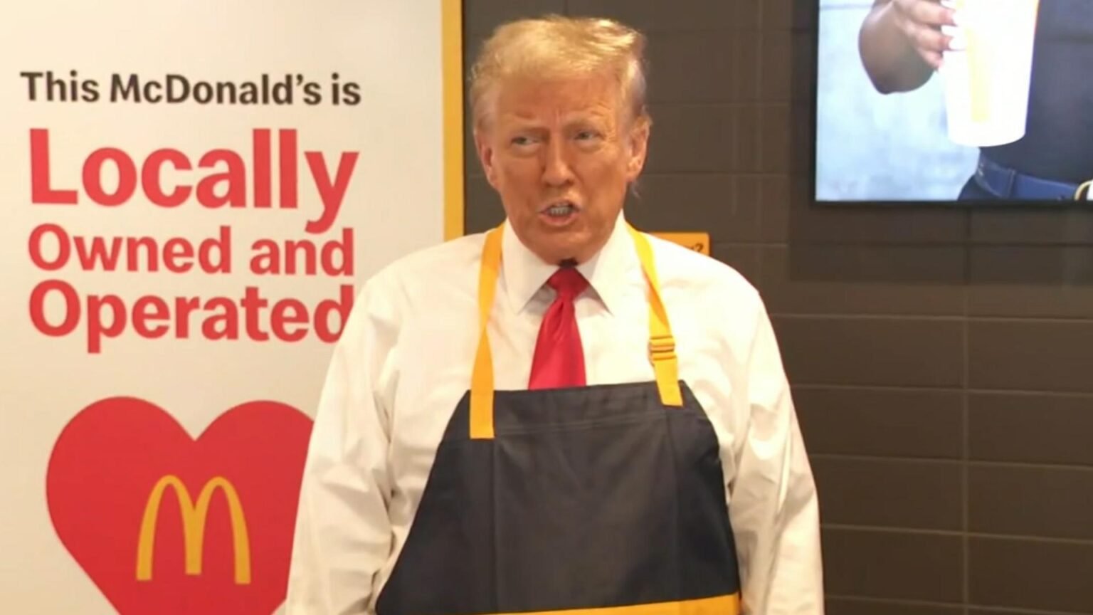 Trump McDonald’s video