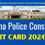 Odisha Police Constable Admit Card 2024