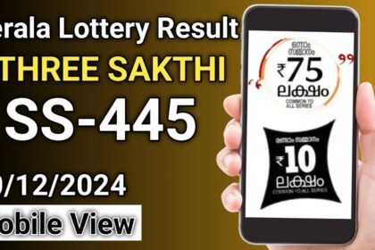 ss 445 lottery result