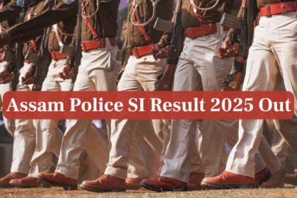 Assam Police SI Result 2025